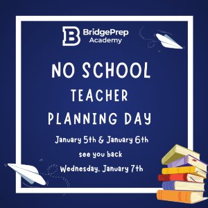 No School Teacher Planning Day